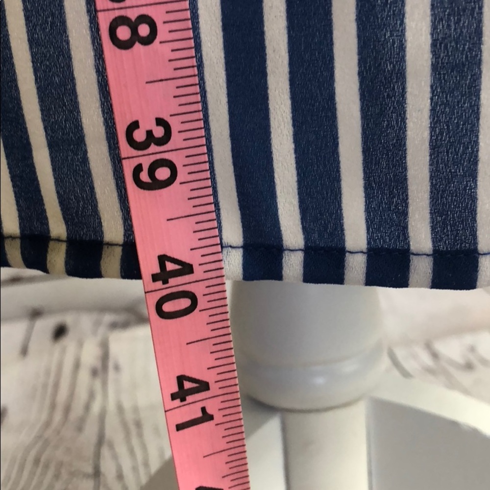 Royal blue and white striped tunic - Picture 7 of 7